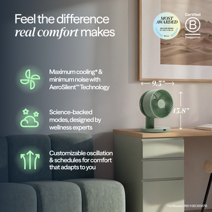 CoolDrift™ Air Circulator Fan - Arctic Sage