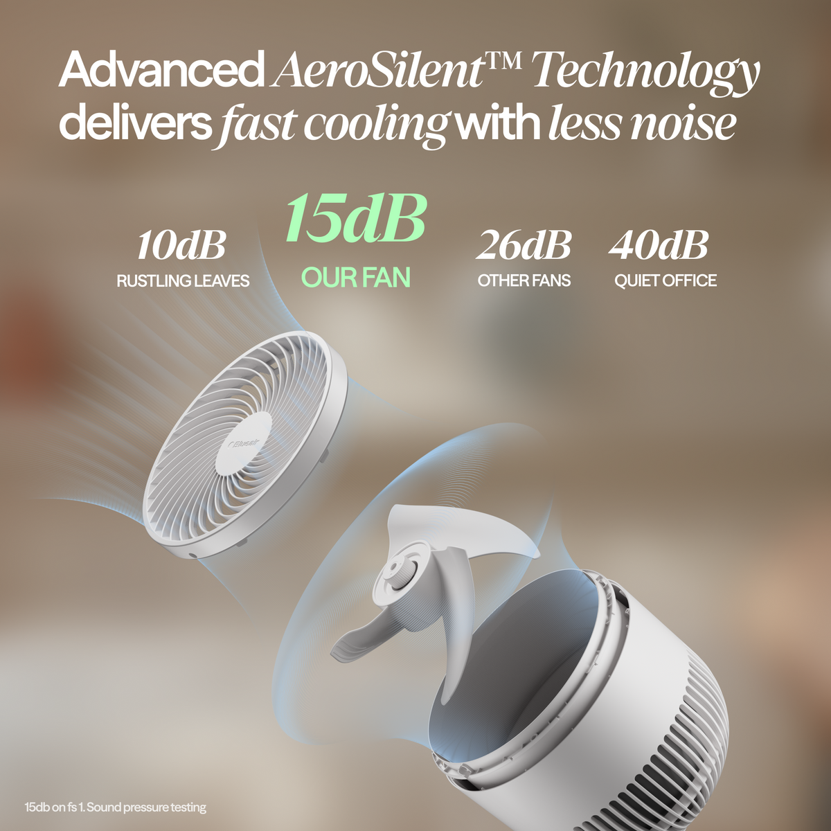 CoolDrift™ Air Circulator Fan - Arctic Sage