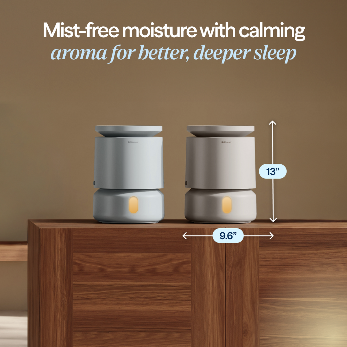 DreamWell™ Humidifier 1 Gallon Stone Grey Bundle