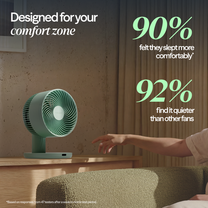 CoolDrift™ Air Circulator Fan - Cloud linen