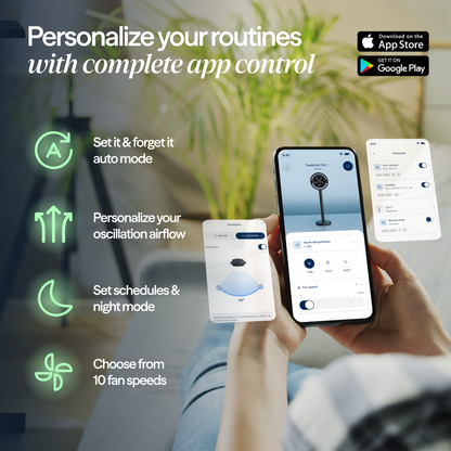 Pedestal Air Circulator Fan - Night Charcoal