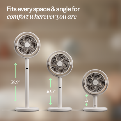 Pedestal Air Circulator Fan - Cloud Linen