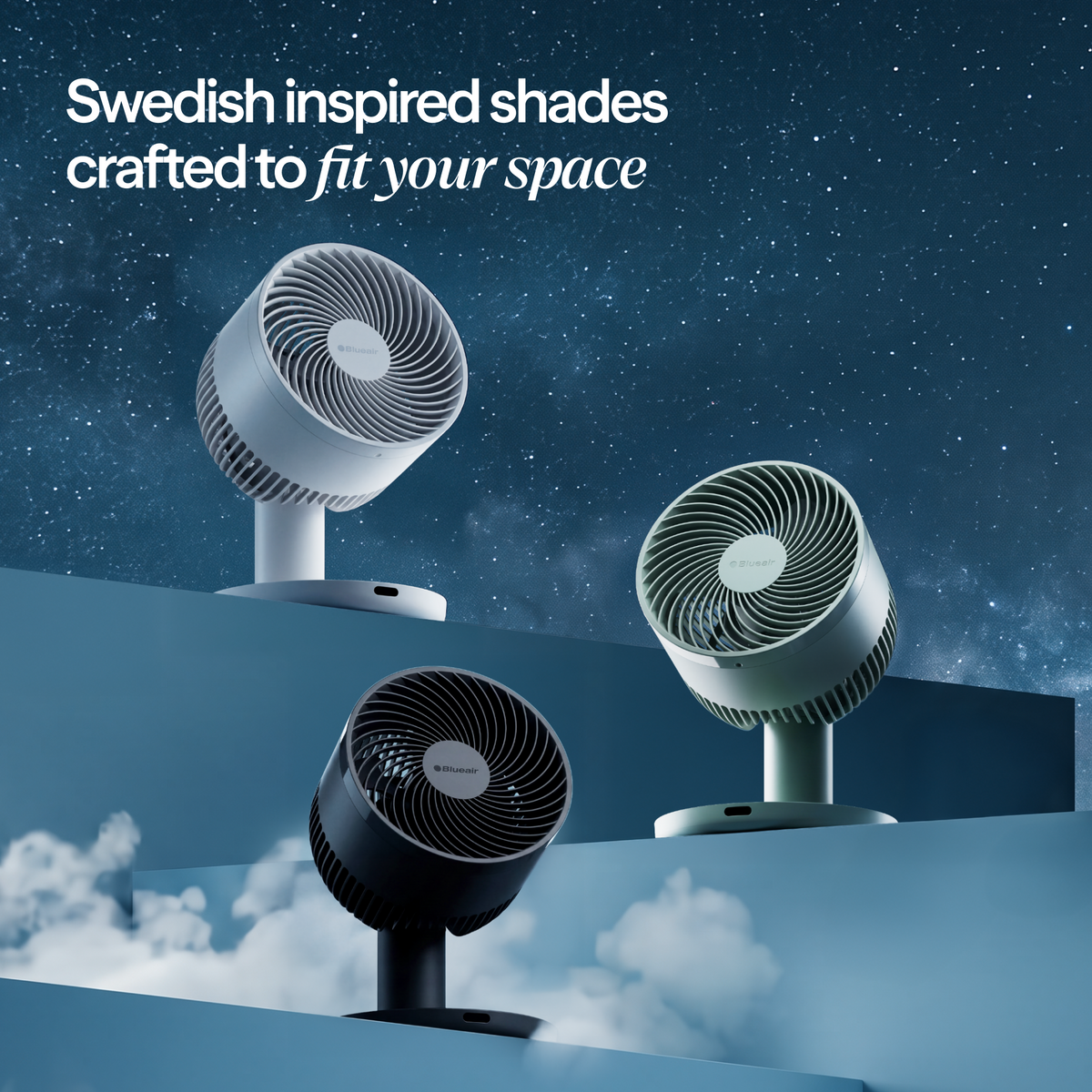 CoolDrift™ Air Circulator Fan - Night Charcoal